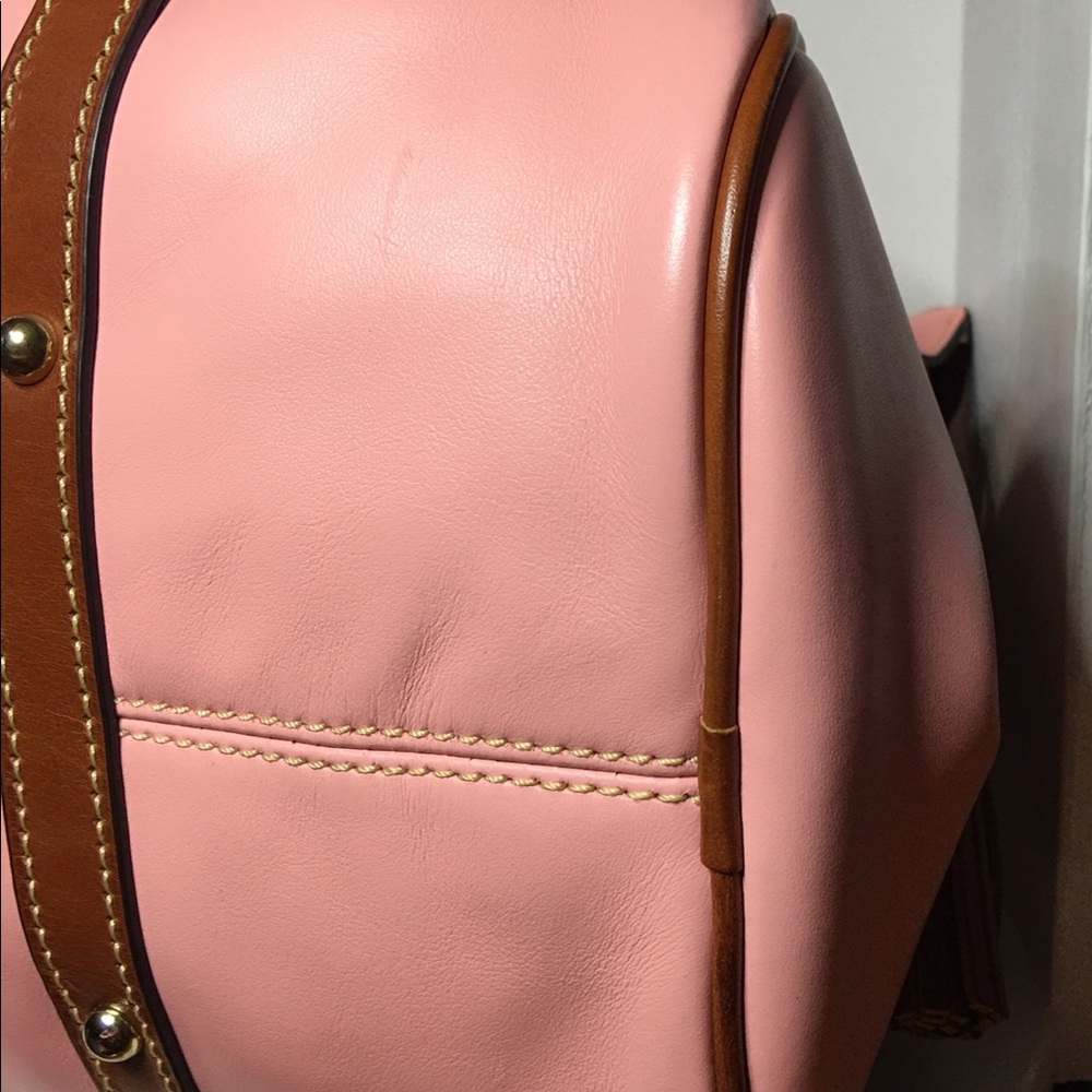 Dooney & Bourke Large Pale Pink Satchel - Picture 5 of 11